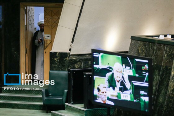 حضور وزیر اقتصاد در جلسه علنی مجلس شورای اسلامی