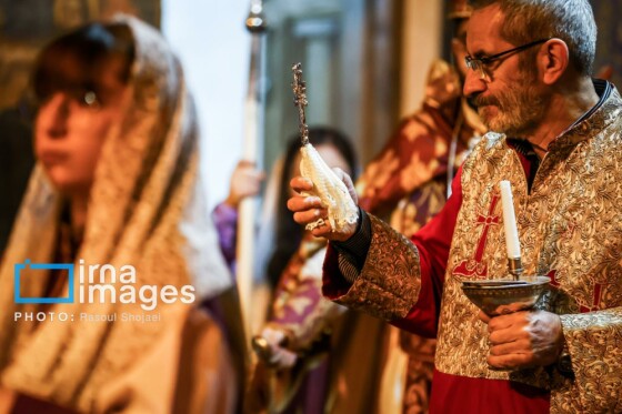 مراسم «تقدس آب و عشای ربانی» در کلیسای بیت اللحم اصفهان