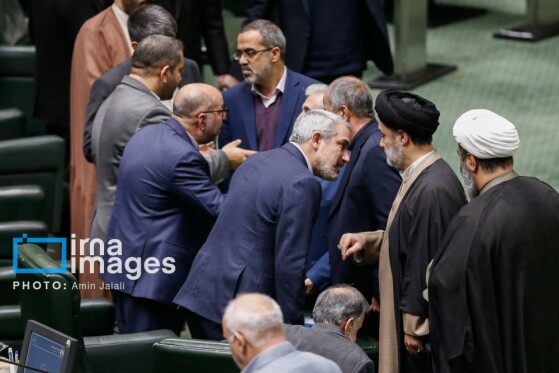 حضور وزیر اقتصاد در جلسه علنی مجلس شورای اسلامی
