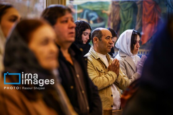 مراسم «تقدس آب و عشای ربانی» در کلیسای بیت اللحم اصفهان