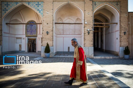مراسم «تقدس آب و عشای ربانی» در کلیسای بیت اللحم اصفهان