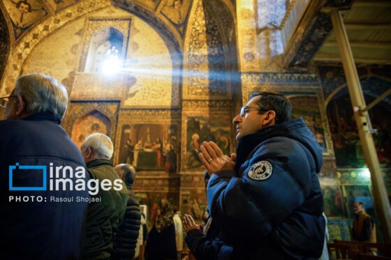 مراسم «تقدس آب و عشای ربانی» در کلیسای بیت اللحم اصفهان