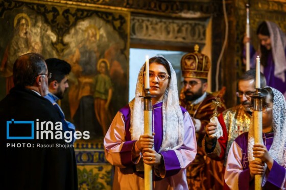 مراسم «تقدس آب و عشای ربانی» در کلیسای بیت اللحم اصفهان