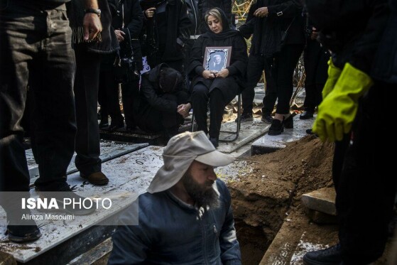 مراسم تشییع پیکر «سعید پیردوست»