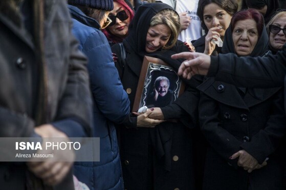 مراسم تشییع پیکر «سعید پیردوست»