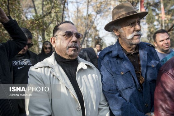 مراسم تشییع پیکر «سعید پیردوست»