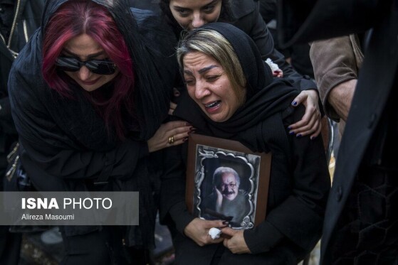 مراسم تشییع پیکر «سعید پیردوست»