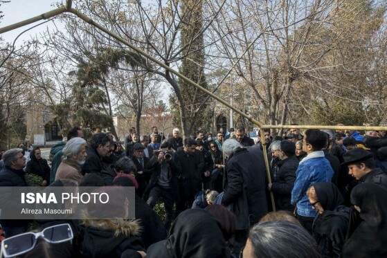 مراسم تشییع پیکر «سعید پیردوست»