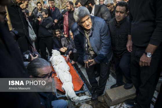 مراسم تشییع پیکر «سعید پیردوست»