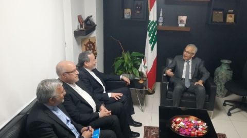 دیدار وزیر امور خارجه با وزیر اقتصاد لبنان