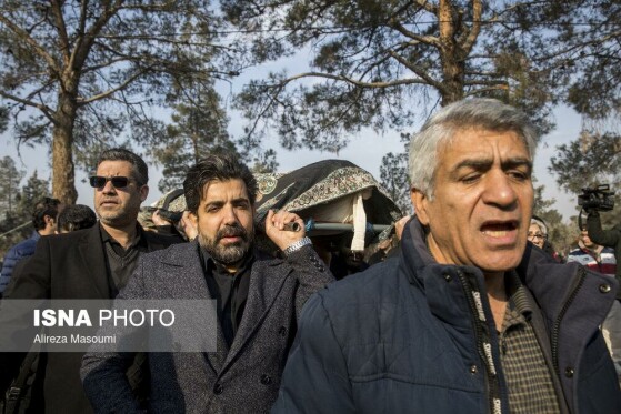 مراسم تشییع پیکر «سعید پیردوست»