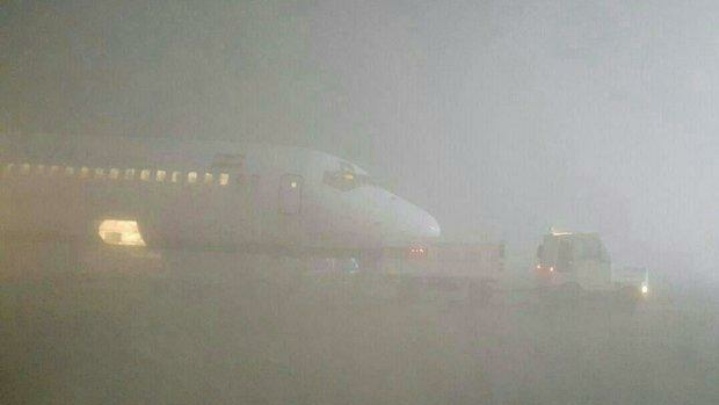 تعلیق پروازهای فرودگاه تبریز به دلیل نبود دید