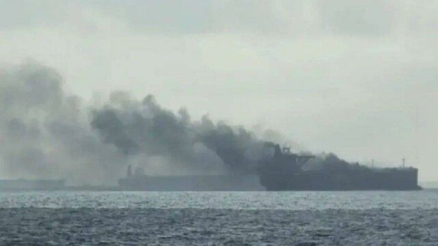 حمله پهپادی به یک نفتکش در دریای سیاه