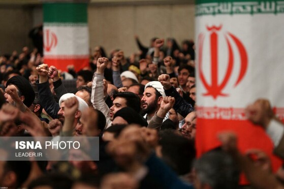 دیدار مردم قم با رهبر انقلاب