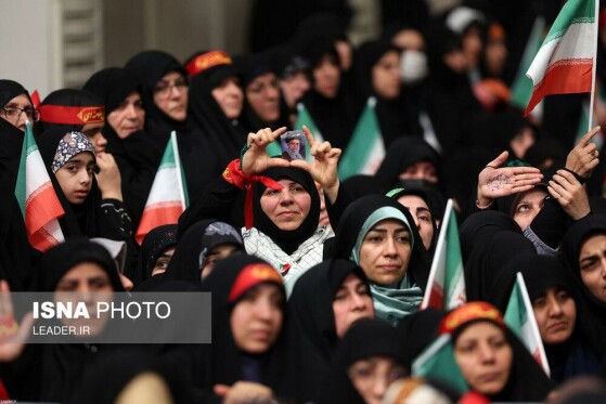 دیدار مردم قم با رهبر انقلاب