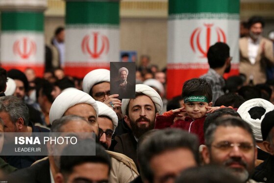 دیدار مردم قم با رهبر انقلاب
