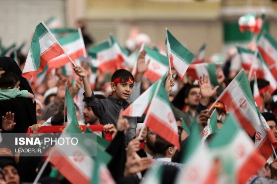 دیدار مردم قم با رهبر انقلاب