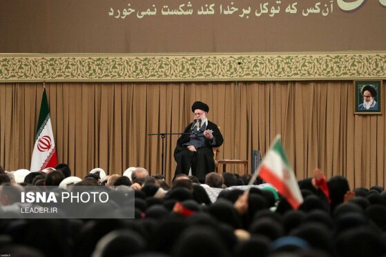 دیدار مردم قم با رهبر انقلاب