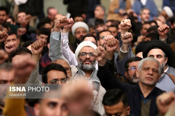 دیدار مردم قم با رهبر انقلاب
