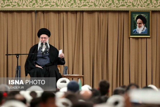 دیدار مردم قم با رهبر انقلاب