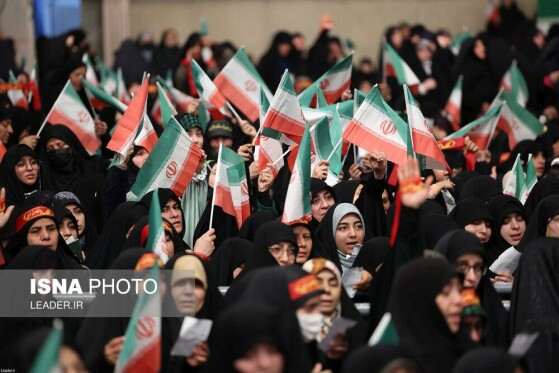 دیدار مردم قم با رهبر انقلاب