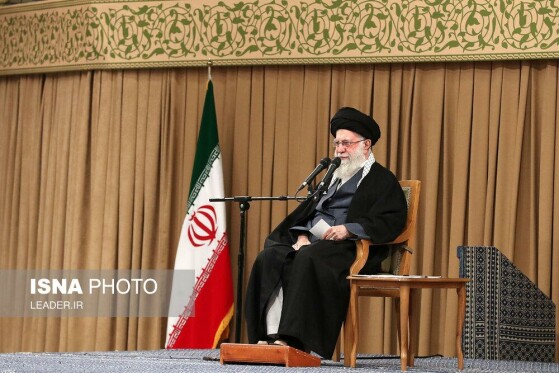 دیدار مردم قم با رهبر انقلاب