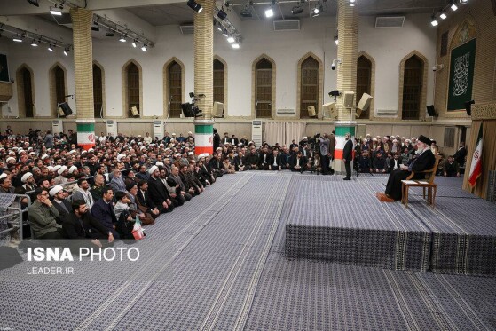 دیدار مردم قم با رهبر انقلاب