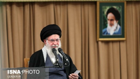 دیدار مردم قم با رهبر انقلاب