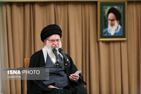 دیدار مردم قم با رهبر انقلاب