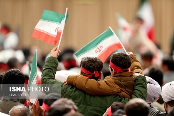 دیدار مردم قم با رهبر انقلاب