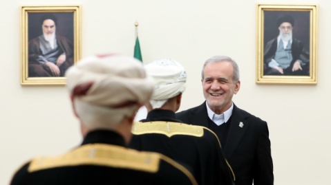 گزارش تصویری/ دیدار وزیر امور خارجه عمان با رئیس جمهور