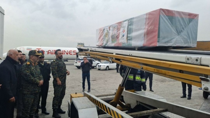 پیکر ۲ تن از شهدای یگان ویژه فراجا به زادگاهشان انتقال داده شد