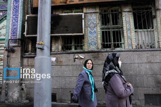 تخریب اموال عمومی در تهران