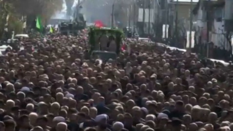 برگزاری مراسم تشییع شهدای مدافع امنیت در رشت