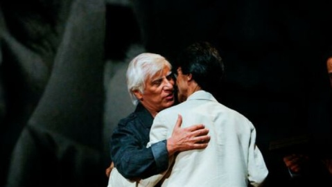 ناصر تقوایی و بهرام بیضایی در یک قاب