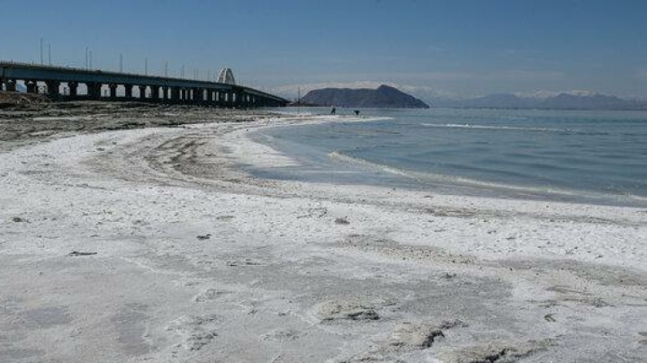 افزایش مساحت آبی دریاچه ارومیه