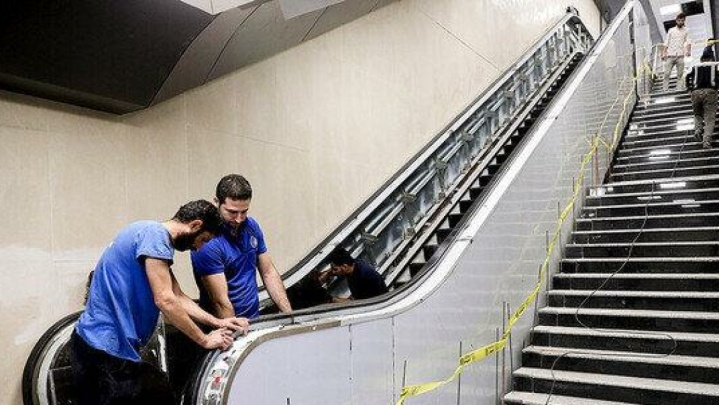 فعالیت ۱۳۵۶ پله برقی در مترو