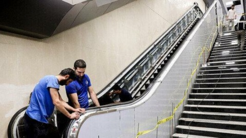 فعالیت ۱۳۵۶ پله برقی در مترو