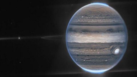 سیاره مشتری از نگاه تلسکوپ فضایی جیمز وب