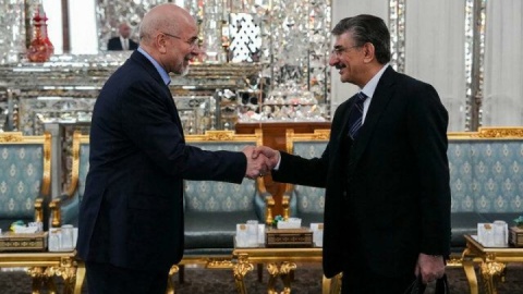 دیدار رئیس مجلس و وزیر خارجه عراق