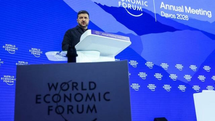 اظهارات خصمانه زلنسکی علیه ایران و حمله به اروپا در داووس