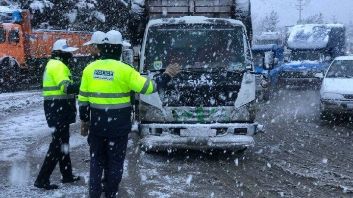 محور فشم_ شمشک مسدود شد