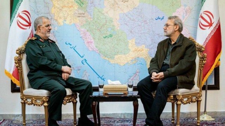 لاریجانی با سرلشکر پاکپور دیدار کرد