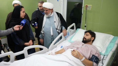 حضور نمایندگان رهبر انقلاب در منازل تعدادی از جانبازان سرافراز