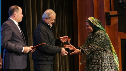 گزارش تصویری/ مراسم تجلیل از برگزیدگان ملی بخش کشاورزی