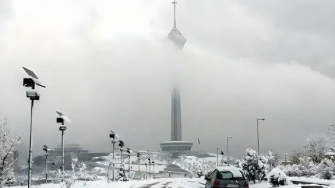 اهالی پایتخت در انتظار بارش برف