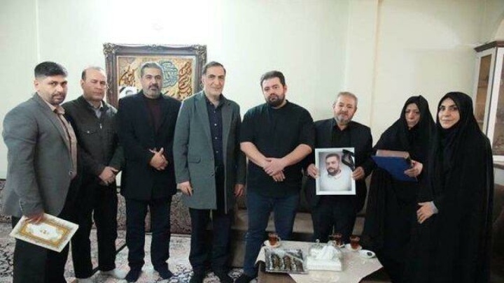 دیدار رئیس بنیاد شهید با چند خانواده شهید حوادث اخیر