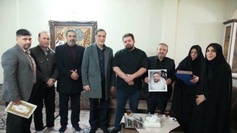 دیدار رئیس بنیاد شهید با چند خانواده شهید حوادث اخیر