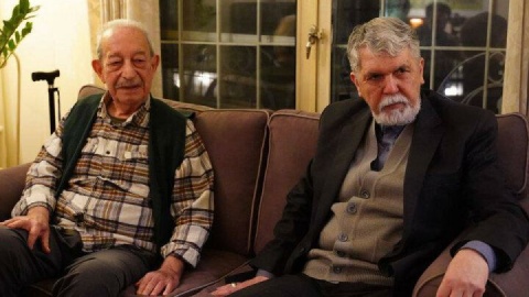 فیلم/ دیدار وزیر فرهنگ با خالق سرود جمهوری اسلامی ایران