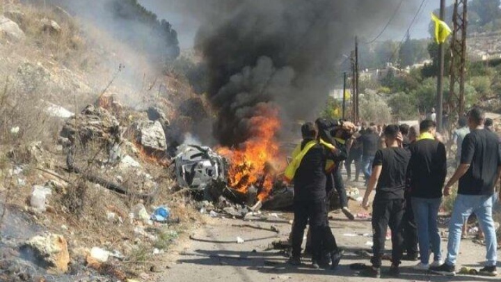 حمله پهپادی رژیم صهیونیستی به یک خودرو در جنوب لبنان